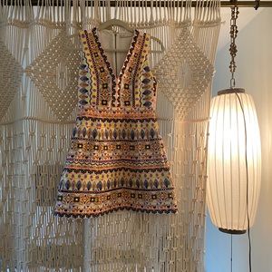 Alice and Olivia Cocktail Dress. Size S. Multi-colored